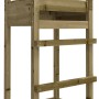 Torre de juegos madera pino impregnada 53x46,5x169 cm de , Columpios y estructuras de juegos - Ref: Foro24-826579, Precio: 10...
