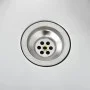 Handgefertigte Küchenspüle aus Edelstahl von vidaXL, Sinkt - Ref: Foro24-145079, Preis: 109,28 €, Rabatt: %