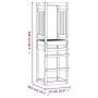 Impregnated pine wood play tower 53x46.5x169 cm by , Swings and play structures - Ref: Foro24-826579, Price: 97,51 €, Discoun...