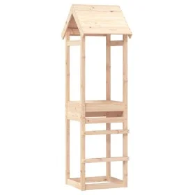 Torre de juegos madera maciza de pino 53x46,5x194 cm de , Columpios y estructuras de juegos - Ref: Foro24-826526, Precio: 105...