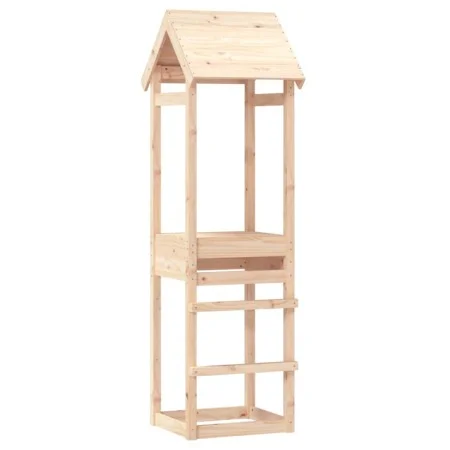 Solid pine wood game tower 53x46.5x194 cm by , Swings and play structures - Ref: Foro24-826526, Price: 105,40 €, Discount: %
