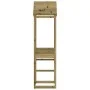 Impregnated pine wood play tower 52.5x46.5x206.5 cm by , Swings and play structures - Ref: Foro24-826513, Price: 109,19 €, Di...