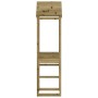 Torre de juegos madera pino impregnada 52,5x46,5x206,5 cm de , Columpios y estructuras de juegos - Ref: Foro24-826513, Precio...