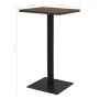 Dark ash bistro table 70x70x107 cm by , Kitchen and dining tables - Ref: Foro24-321927, Price: 133,81 €, Discount: %