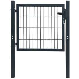 Individuelles 2D-Zauntor Anthrazitgrau 106x130 cm von , Gartentore - Ref: Foro24-141740, Preis: 169,16 €, Rabatt: %