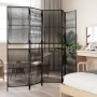 5-panel black synthetic rattan screen by , Room dividers - Ref: Foro24-365396, Price: 135,90 €, Discount: %