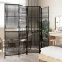 5-panel black synthetic rattan screen by , Room dividers - Ref: Foro24-365396, Price: 143,77 €, Discount: %