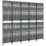 5-panel black synthetic rattan screen by , Room dividers - Ref: Foro24-365396, Price: 143,77 €, Discount: %