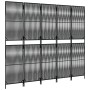 5-teiliger schwarzer synthetischer Rattanschirm von , Raumteiler - Ref: Foro24-365396, Preis: 135,90 €, Rabatt: %