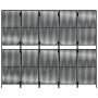 5-panel black synthetic rattan screen by , Room dividers - Ref: Foro24-365396, Price: 143,77 €, Discount: %