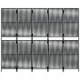 5-teiliger schwarzer synthetischer Rattanschirm von , Raumteiler - Ref: Foro24-365396, Preis: 135,90 €, Rabatt: %