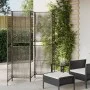 Biombo de 5 paneles ratán sintético gris de , Divisores de ambientes - Ref: Foro24-365382, Precio: 156,48 €, Descuento: %