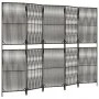 5-panel gray synthetic rattan screen by , Room dividers - Ref: Foro24-365382, Price: 156,48 €, Discount: %