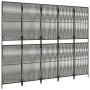 5-panel gray synthetic rattan screen by , Room dividers - Ref: Foro24-365382, Price: 149,98 €, Discount: %