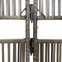 5-panel gray synthetic rattan screen by , Room dividers - Ref: Foro24-365382, Price: 156,48 €, Discount: %