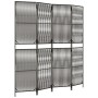 Grauer 4-teiliger Paravent aus synthetischem Rattan von , Raumteiler - Ref: Foro24-365394, Preis: 115,52 €, Rabatt: %