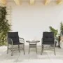Garden armchairs with cushions 2 pcs gray synthetic rattan by , Garden chairs - Ref: Foro24-365155, Price: 186,99 €, Discount: %