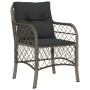 Gartensessel mit Kissen 2 Stück graues synthetisches Rattan von , Gartenstühle - Ref: Foro24-365155, Preis: 173,95 €, Rabatt: %