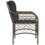 Garden armchairs with cushions 2 pcs gray synthetic rattan by , Garden chairs - Ref: Foro24-365155, Price: 173,95 €, Discount: %