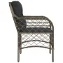 Garden armchairs with cushions 2 pcs gray synthetic rattan by , Garden chairs - Ref: Foro24-365155, Price: 186,99 €, Discount: %