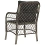 Garden armchairs with cushions 2 pcs gray synthetic rattan by , Garden chairs - Ref: Foro24-365155, Price: 186,99 €, Discount: %