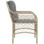 Gartensessel mit Kissen 2 Einheiten beige synthetische Rattanmischung von , Gartenstühle - Ref: Foro24-365157, Preis: 215,21 ...