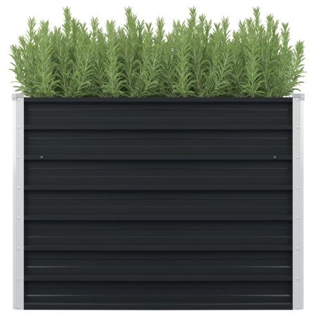 Elevated planter galvanized steel anthracite gray 100x100x77cm by vidaXL, Pots and planters - Ref: Foro24-45725, Price: 58,36...