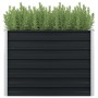 Elevated planter galvanized steel anthracite gray 100x100x77cm by vidaXL, Pots and planters - Ref: Foro24-45725, Price: 58,36...