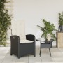 Gartenliege mit schwarzen synthetischen Rattankissen von , Gartenstühle - Ref: Foro24-365160, Preis: 109,07 €, Rabatt: %