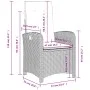 Gartenliege mit schwarzen synthetischen Rattankissen von , Gartenstühle - Ref: Foro24-365160, Preis: 119,75 €, Rabatt: %