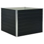 Elevated planter galvanized steel anthracite gray 100x100x77cm by vidaXL, Pots and planters - Ref: Foro24-45725, Price: 58,36...
