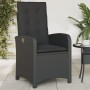 Kissen für Gartenliegen, 2 Stück, schwarzes synthetisches Rattan von , Gartenstühle - Ref: Foro24-365169, Preis: 213,55 €, Ra...
