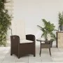 Gartenliege mit braunen Kissen aus synthetischem Rattan von , Gartenstühle - Ref: Foro24-365162, Preis: 131,25 €, Rabatt: %