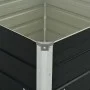 Erhöhter Pflanzkübel aus verzinktem Stahl, anthrazitgrau, 100 x 100 x 77 cm von vidaXL, Töpfe und Pflanzgefäße - Ref: Foro24-...