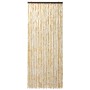 Cortina mosquitera de chenilla beige 90x220 cm