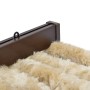 Cortina mosquitera de chenilla beige 90x220 cm