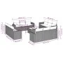 Garden sofa set with cushions 13 pieces beige synthetic rattan by , Modular outdoor sofas - Ref: Foro24-3251115, Price: 1,00 ...
