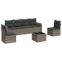 7-piece garden sofa set with gray PE rattan cushions by , Modular outdoor sofas - Ref: Foro24-3251157, Price: 405,69 €, Disco...