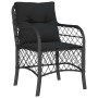 5-teiliges Gartenmöbel-Set mit schwarzen synthetischen Rattankissen von , Gartensets - Ref: Foro24-3212026, Preis: 487,36 €, ...