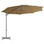 Gartenschirm mit tragbarer grauer Taupe-Basis von vidaXL, Sonnenschirme - Ref: Foro24-276342, Preis: 169,30 €, Rabatt: %