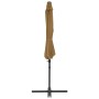 Sombrilla de jardín con base portátil gris taupe by vidaXL, Umbrellas - Ref: Foro24-276342, Price: 175,92 €, Discount: %