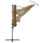 Sombrilla de jardín con base portátil gris taupe by vidaXL, Umbrellas - Ref: Foro24-276342, Price: 175,92 €, Discount: %