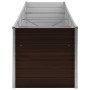 Braunes Blumenbeet aus verzinktem Stahl, 320 x 80 x 77 cm von vidaXL, Töpfe und Pflanzgefäße - Ref: Foro24-45715, Preis: 120,...