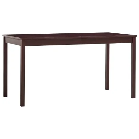 Esstisch aus dunkelbraunem Kiefernholz, 140 x 70 x 73 cm von vidaXL, Küchen- und Esstische - Ref: Foro24-283401, Preis: 129,5...