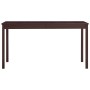 Esstisch aus dunkelbraunem Kiefernholz, 140 x 70 x 73 cm von vidaXL, Küchen- und Esstische - Ref: Foro24-283401, Preis: 129,0...