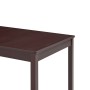Esstisch aus dunkelbraunem Kiefernholz, 140 x 70 x 73 cm von vidaXL, Küchen- und Esstische - Ref: Foro24-283401, Preis: 129,0...