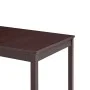 Esstisch aus dunkelbraunem Kiefernholz, 140 x 70 x 73 cm von vidaXL, Küchen- und Esstische - Ref: Foro24-283401, Preis: 129,5...