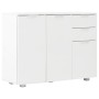 Hochglanzweißes Sideboard 107x35x80,5 cm von vidaXL, Sideboards - Ref: Foro24-283718, Preis: 187,66 €, Rabatt: %