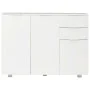Glossy white sideboard 107x35x80.5 cm by vidaXL, Sideboards - Ref: Foro24-283718, Price: 184,21 €, Discount: %
