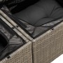 Gartensofa mit Kissen, 2-Sitzer, graues synthetisches Rattan von , Outdoor-Sofas - Ref: Foro24-366137, Preis: 146,11 €, Rabat...